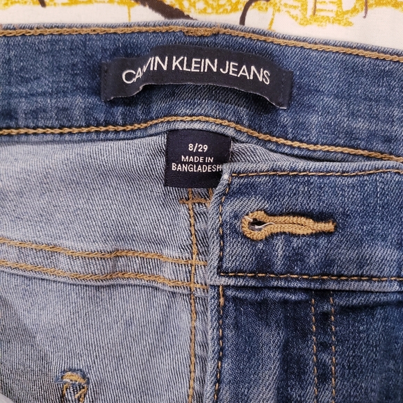 Calvin klein Hi Rise Slim Whisper Soft Repreve Jeans 👖 Sz-8/29 - Picture 10 of 14